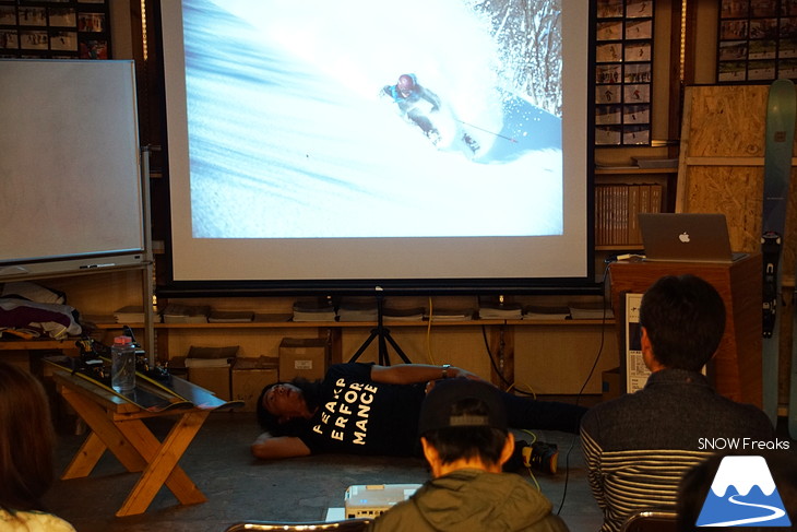 ICIスキーアカデミー・スペシャルゲストセミナー 山木匡浩の『ヤマキックスの悪雪講座』